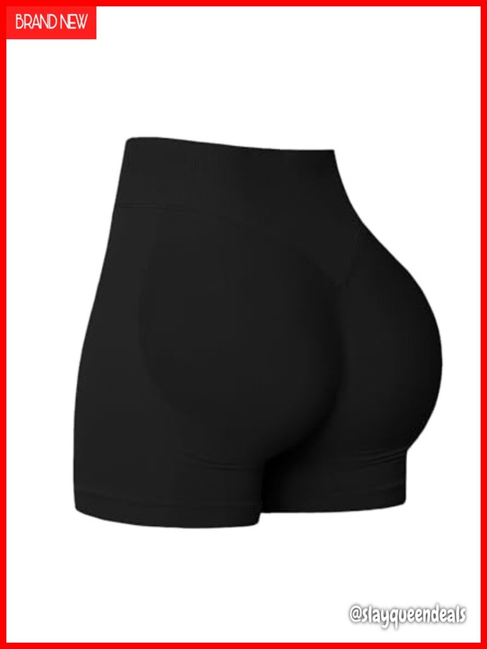 Seamless Workout Shorts Scrunch Butt Lifting High Waisted Gym Biker